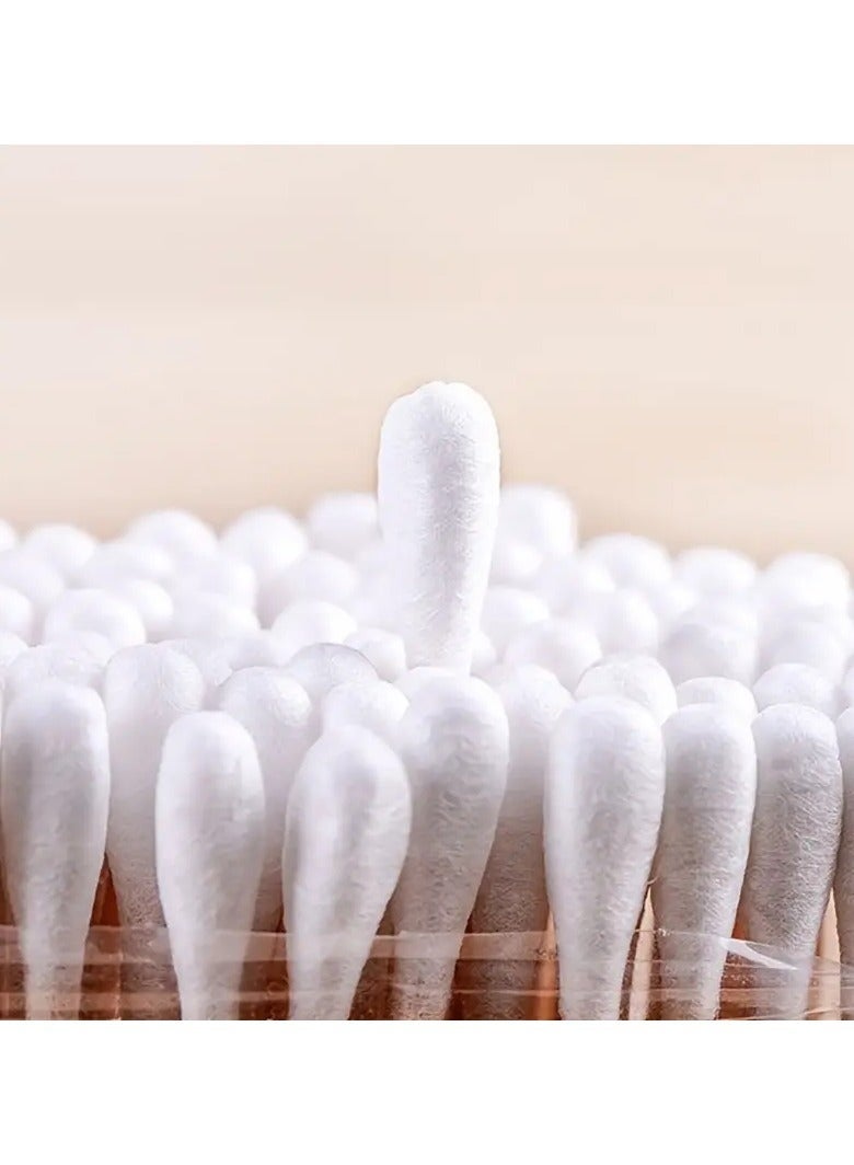 1000 pcs Double-Ended Ear Cleaning Swabs for Cleaning and Makeup Removal - Gentle on Skin - Image 3