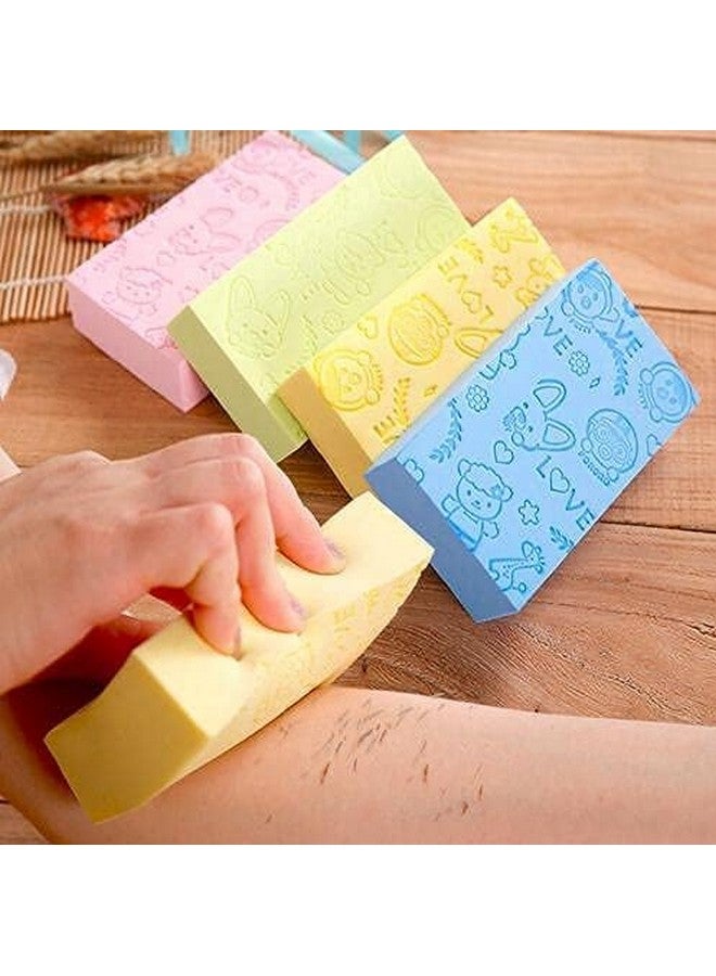 Selunay Ultra Soft Korean Scrubber Bathing Exfoliator Gentle Body & Face Sponge for Adults, Infants, Women & Men Skin Exfoliator and Dead Skin Remover for Daily Use Ultra Soft Exfoliating Bath Sponge - Image 4