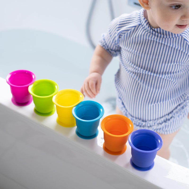 Fat Brain Toys Suction Kupz - Creative Tactile Learning Sensory Toys for Babies & Toddlers, Cups - Image 4