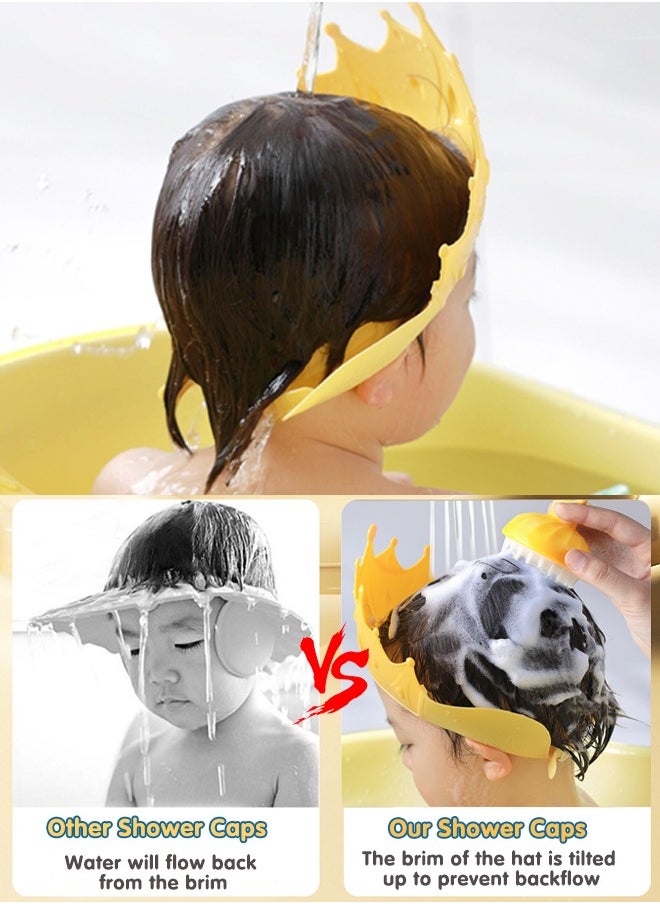 Super ZYouth - Baby Shower Cap Shield, Bath Cap for Kids, Adjustable, Waterproof and Soft Visor Bath Hat for Girls, Boys, Infants, Kids and Toddlers - Image 1