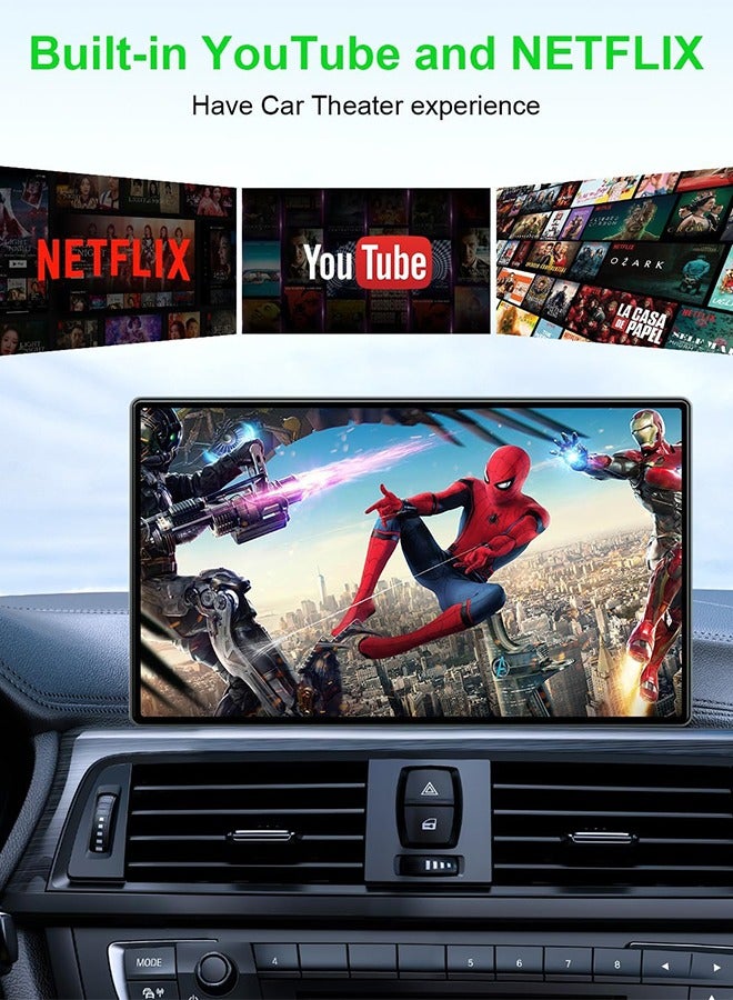 Digisand Carplay AI Box Android 14.0 Wireless Android Auto Smart TV Box For Youtube Netflix Toyota Mazda Hyundai Haval GMC Ford MG VW Kia Car intelligent System - Image 2