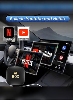 Digisand Android 13 CarPlay Smart Ai Box Android Wireless CarPlay Android Auto Adapter For Netflix For YouTube car intelligent systems  - Image 5