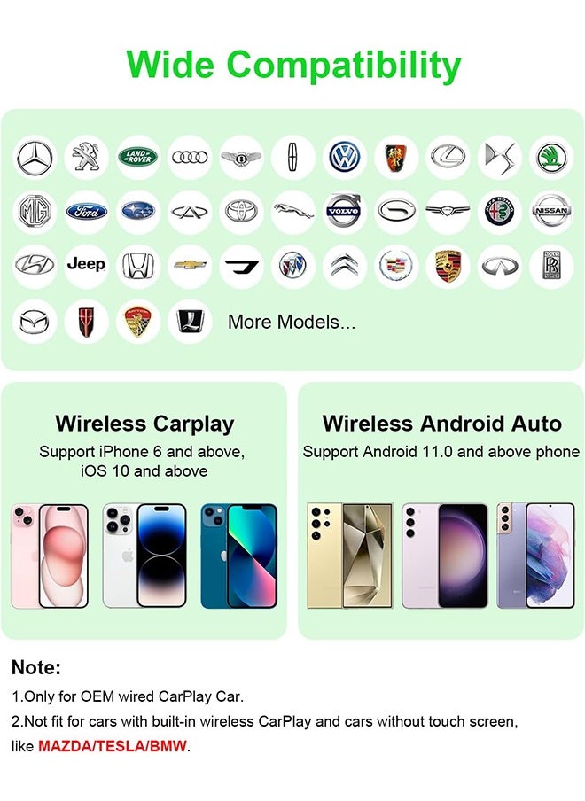 Digisand - Android 13 CarPlay Smart Ai Box Android Wireless CarPlay Android Auto Adapter For Netflix For YouTube car intelligent systems - Image 1