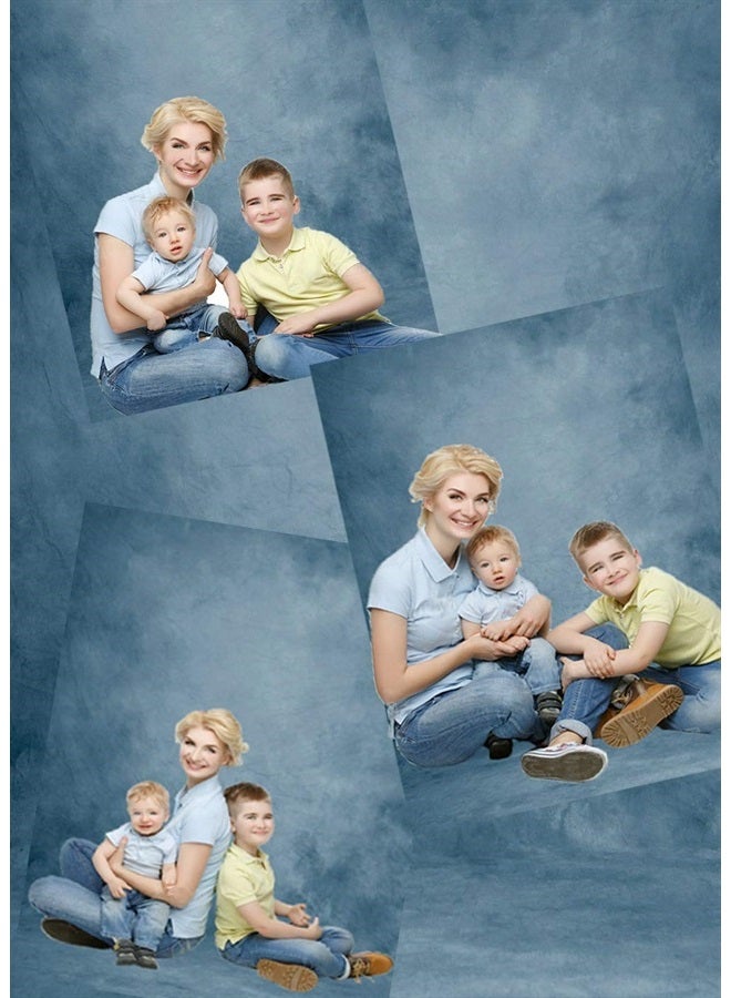 Botong خلفية تخرج 5x7 قدم، خلفية مجردة باللون الأزرق، خلفية تصوير بلون واحد، صور رأس الطفل، جلسة تصوير، بالغ، طفل، سفر، عائلة، حديثي الولادة، ديكور حفلات، دعائم استوديو - Image 2