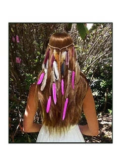 Boho Feather Headbands Indian Peacock Headpiece Gypsy Hair Band Adjust Headdress Handmade Feather Hair Accessories (Set 7) - pzsku/Z4DF9373ED3DD0D3AF6D6Z/45/_/1718645377/06a32df9-f763-4ca4-b605-3f77cf66af8c