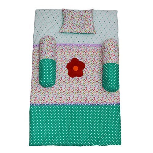 CREATIVE TEXTILES مجموعة سرير الأطفال القطنية الناعمة والمريحة المثالية (متعددة الألوان) - Image 1