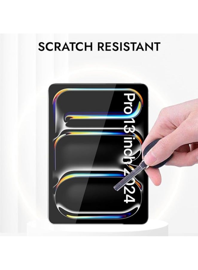 Muzz Screen Protector Guard for iPad Pro13 inch M4 (2024)9H Tempered Glass Film 2 Pack Scratch ResistantHD Clarity (Pad Pro 13 inch M4) - Image 3