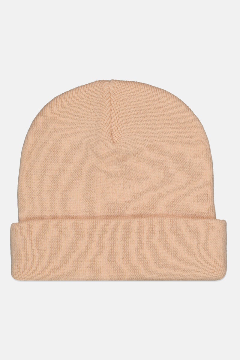 Champion Men Embroidered Logo Knitted Beanie, Light Peach  - Image 2