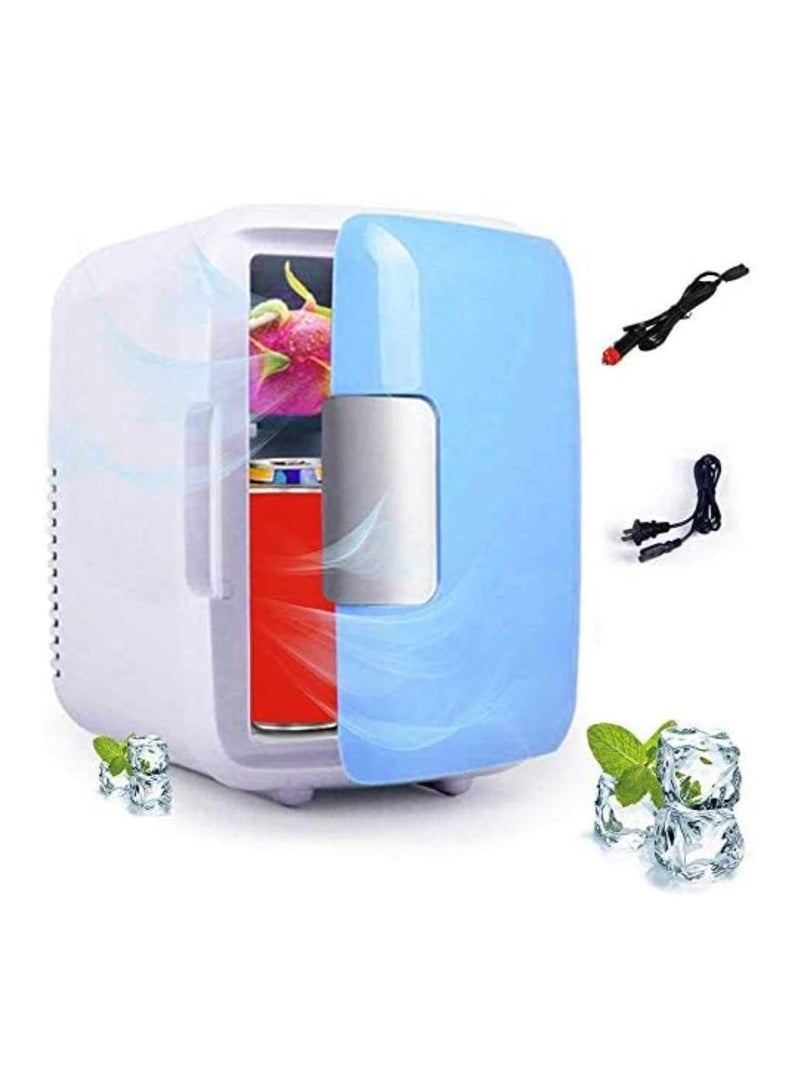 ال سي ثلاجة محمولة صغيرة 4 لتر – وظيفة التبريد والتسخين، ثلاجة للسفر والمنزل والمكتب والسيارة - Image 1