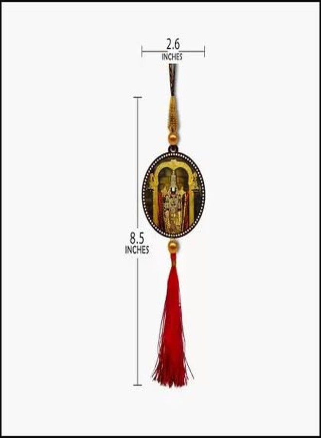 Giftlab Lord Tirupati Balaji Car Hanging Ornament and Home Hanging Decorative Showpiece (Lord Tirupati Balaji #01) - Image 3