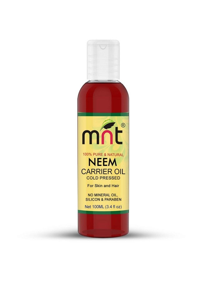 MNT 100% Pure Cold Pressed Neem Carrier Oil (100Ml)