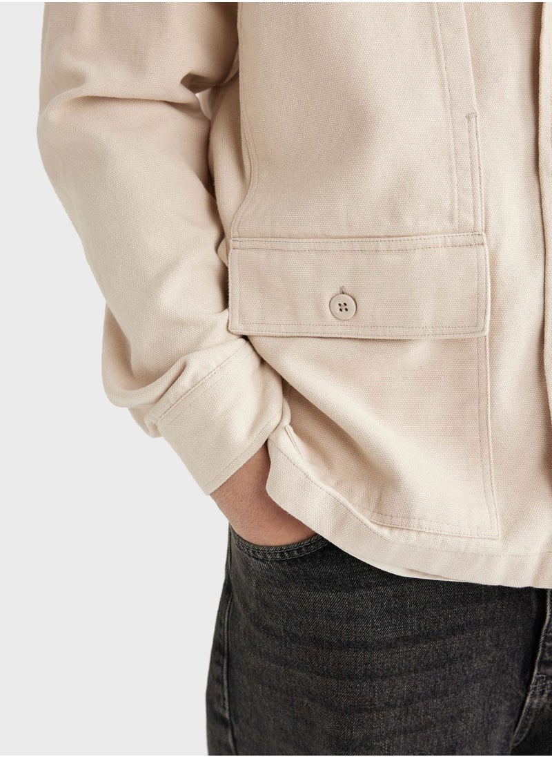 DeFacto - Man Relax Fit Long Sleeve Shirt - Image 1
