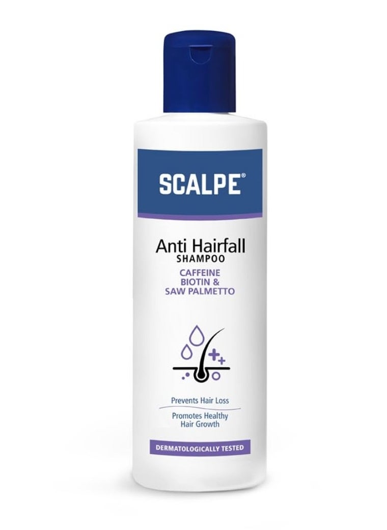 scalpe Anti Hairfall Shampoo | Prevents hair fall and thinning |Promotes healthy hair | Paraben free shampoo | Best for men and women | 200 ml  - Image 1