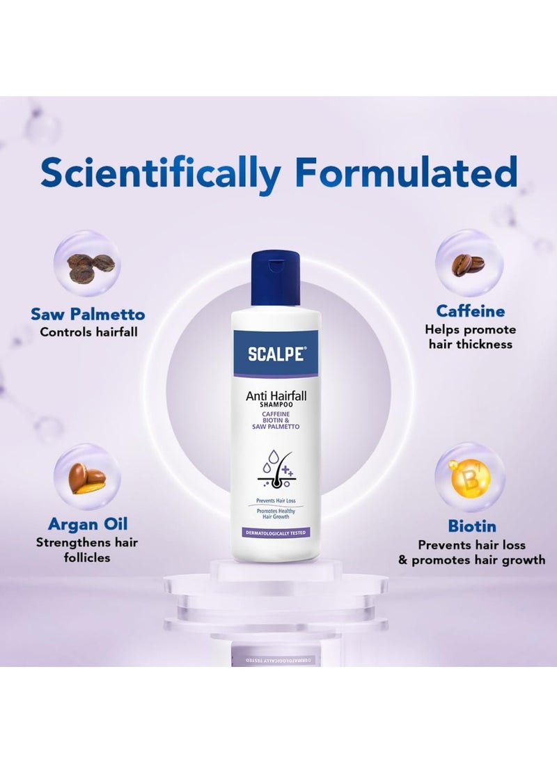 scalpe Anti Hairfall Shampoo | Prevents hair fall and thinning |Promotes healthy hair | Paraben free shampoo | Best for men and women | 200 ml  - Image 3