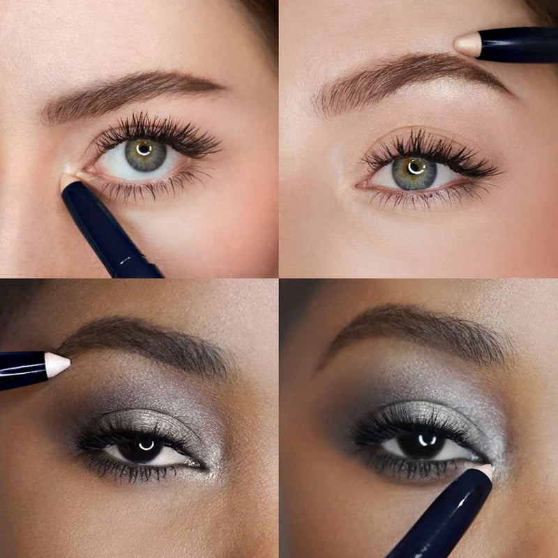 Lune+Aster Eye Illuminator | Silky Champagne Eye Brightener Pencil to Highlight and Emphasize Eyes For A Wide-Eyed Effect. All Skin Tones. No Sharpening Required. - Image 3