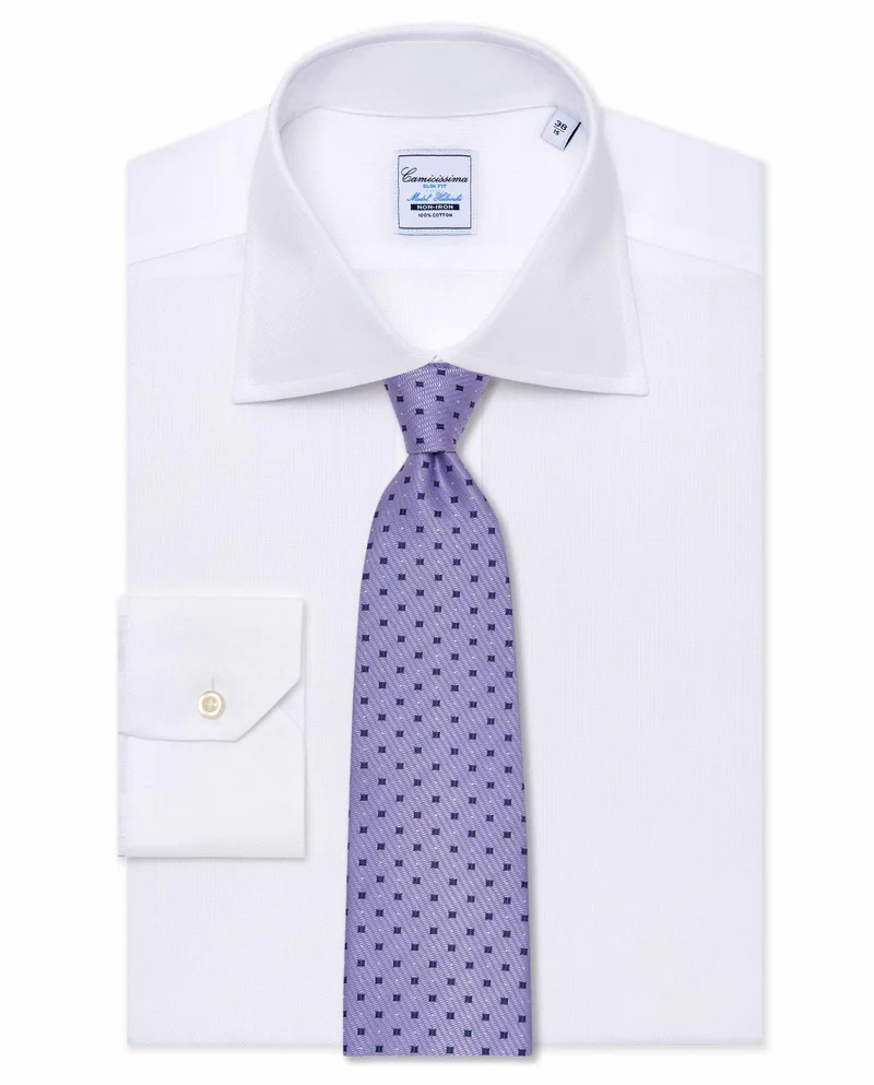 كاميتشسما ربطة عنق جاكار بنقوش حريرية