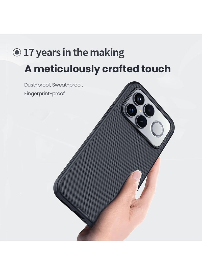 general Magnetic Protective Case Compatible with Redmi K90 Pro Max 2025 Features built-in magnetic attachment and a matte-finished, scratch-resistant, anti-drop, and impact-resistant PC hard back cover. - Image 3