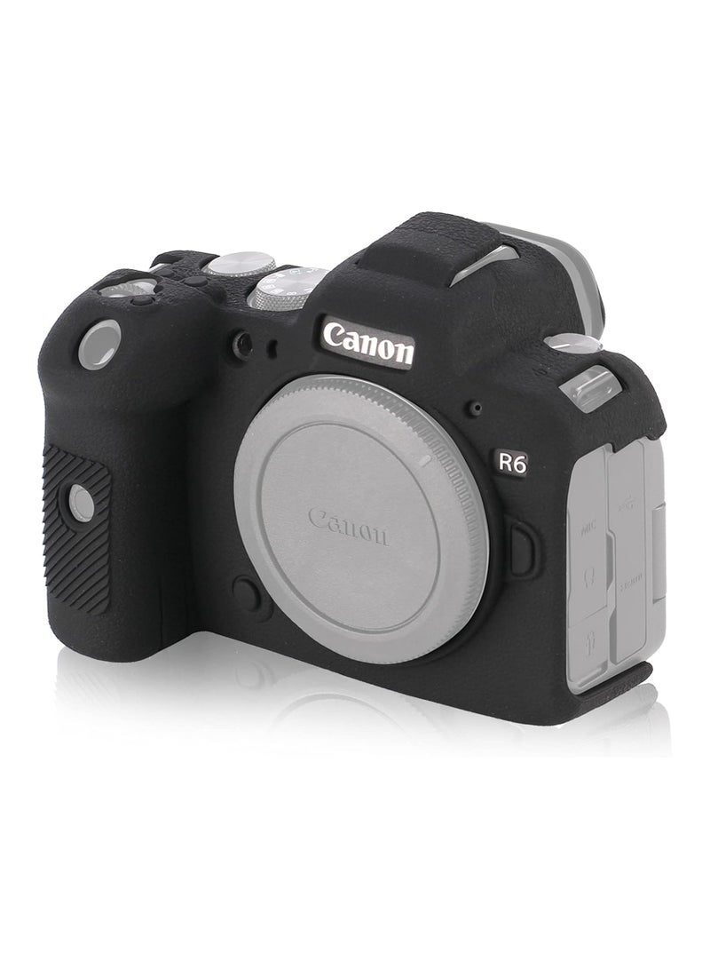 Canon R6 R6II Camera Bag - Silicone Protective DSLR Skin Case, Removable Cage, Shockproof, Dustproof - Image 1