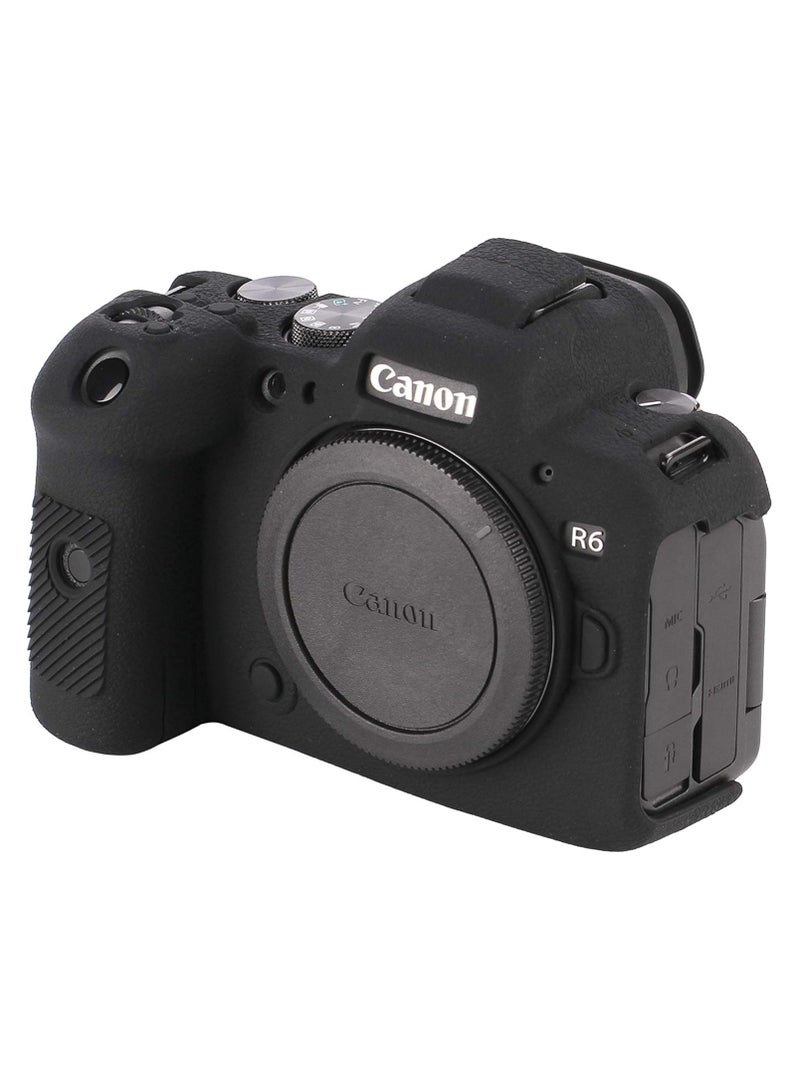 Canon R6 R6II Camera Bag - Silicone Protective DSLR Skin Case, Removable Cage, Shockproof, Dustproof - Image 5