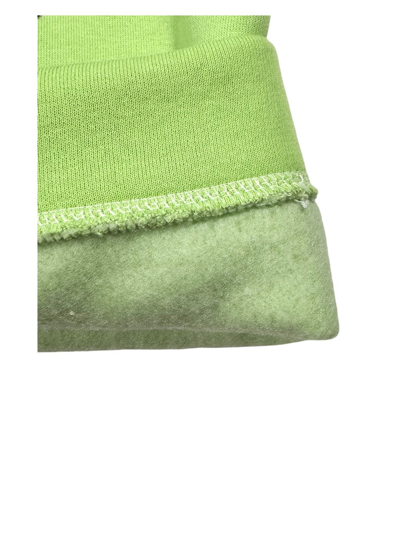 Baby Co. Mint Green Penguin Cotton Melton Sweatshirt  - Image 3