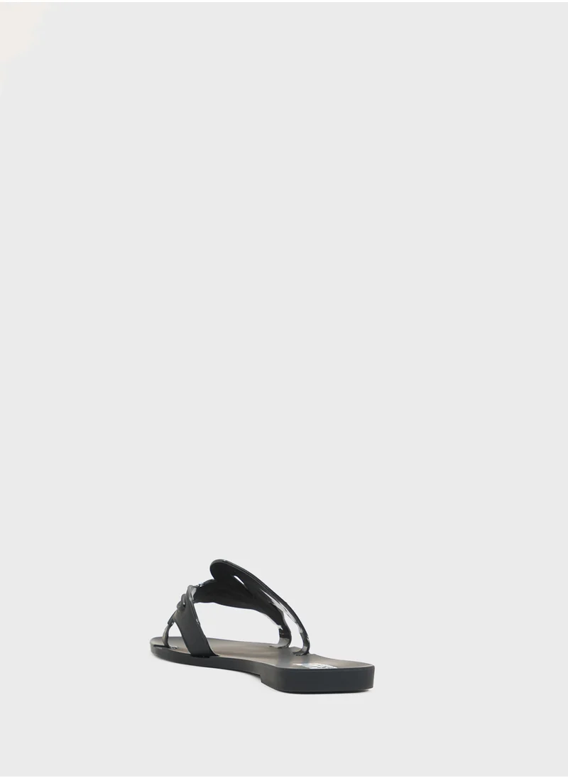 Karl Lagerfeld Jelly Signature Slydes