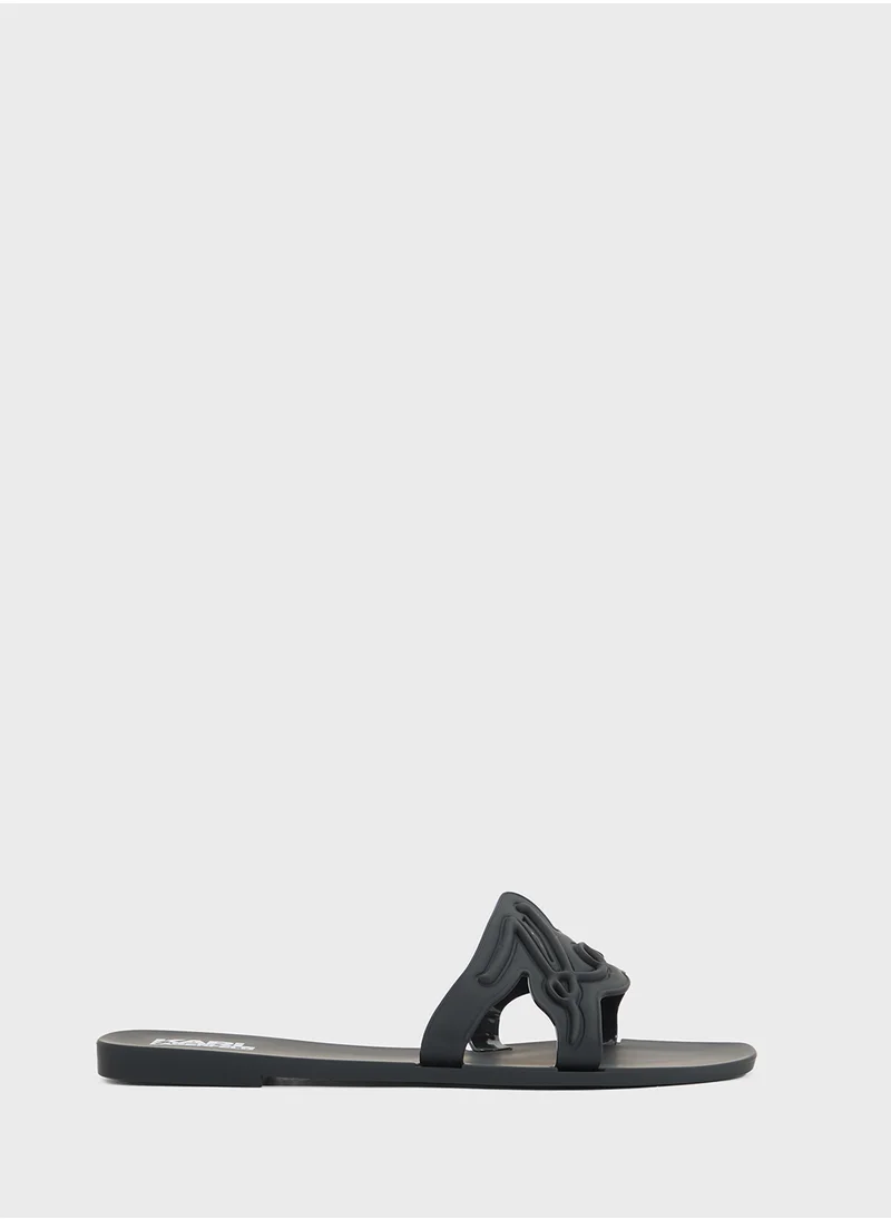 Karl Lagerfeld Jelly Signature Slydes