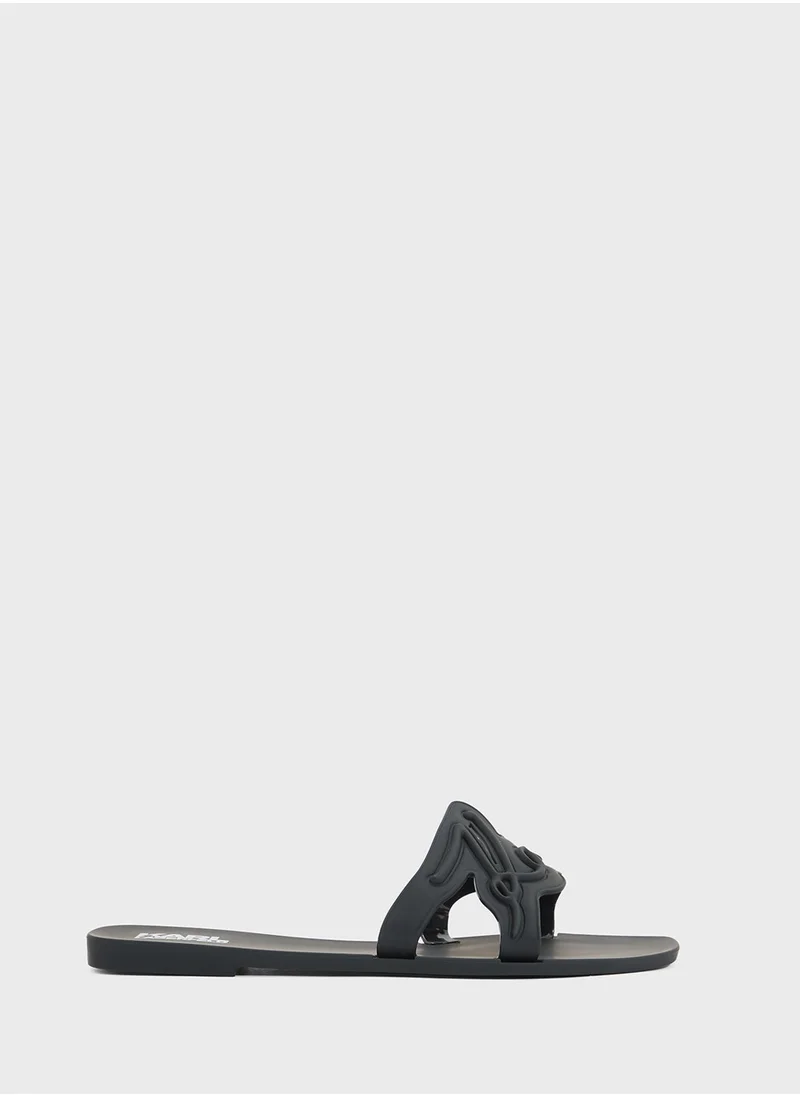 Karl Lagerfeld JELLY Signature Slide