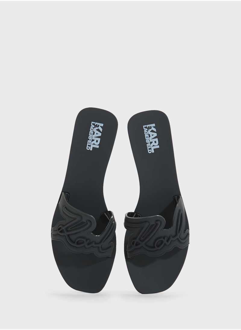 Karl Lagerfeld JELLY Signature Slide  - Image 3