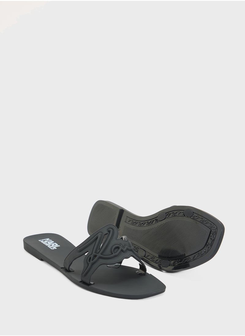 Karl Lagerfeld JELLY Signature Slide  - Image 4