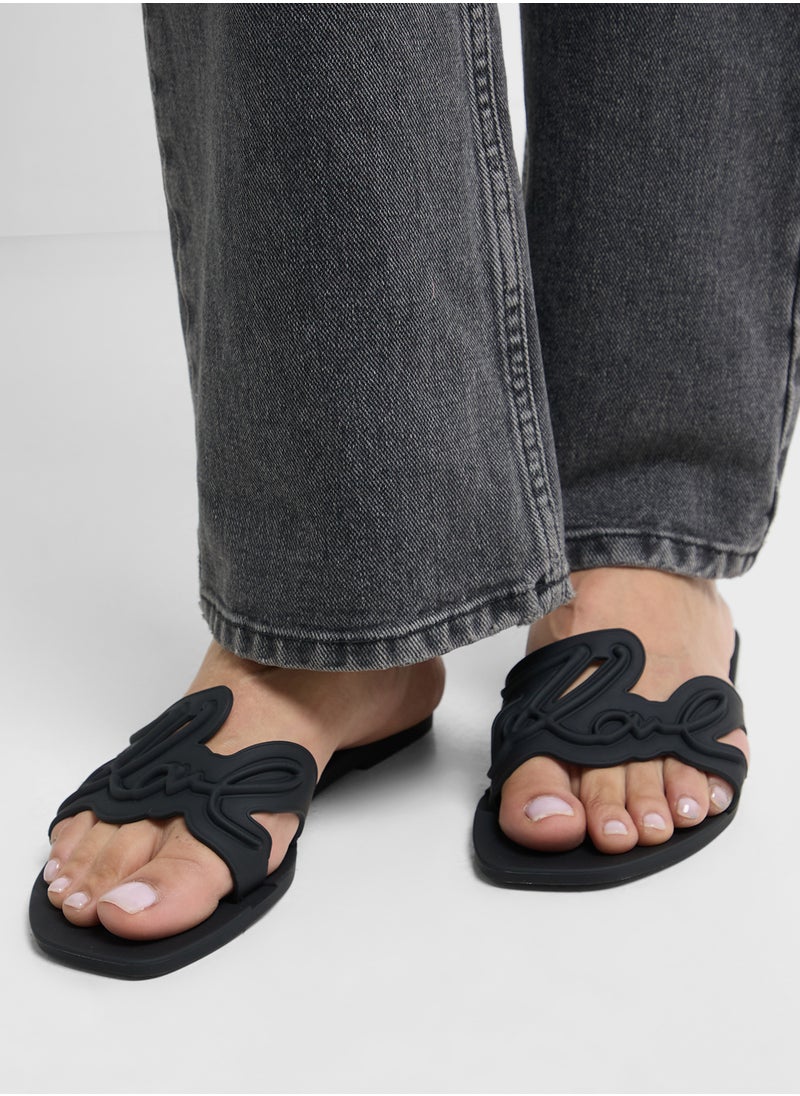 Karl Lagerfeld JELLY Signature Slide  - Image 5
