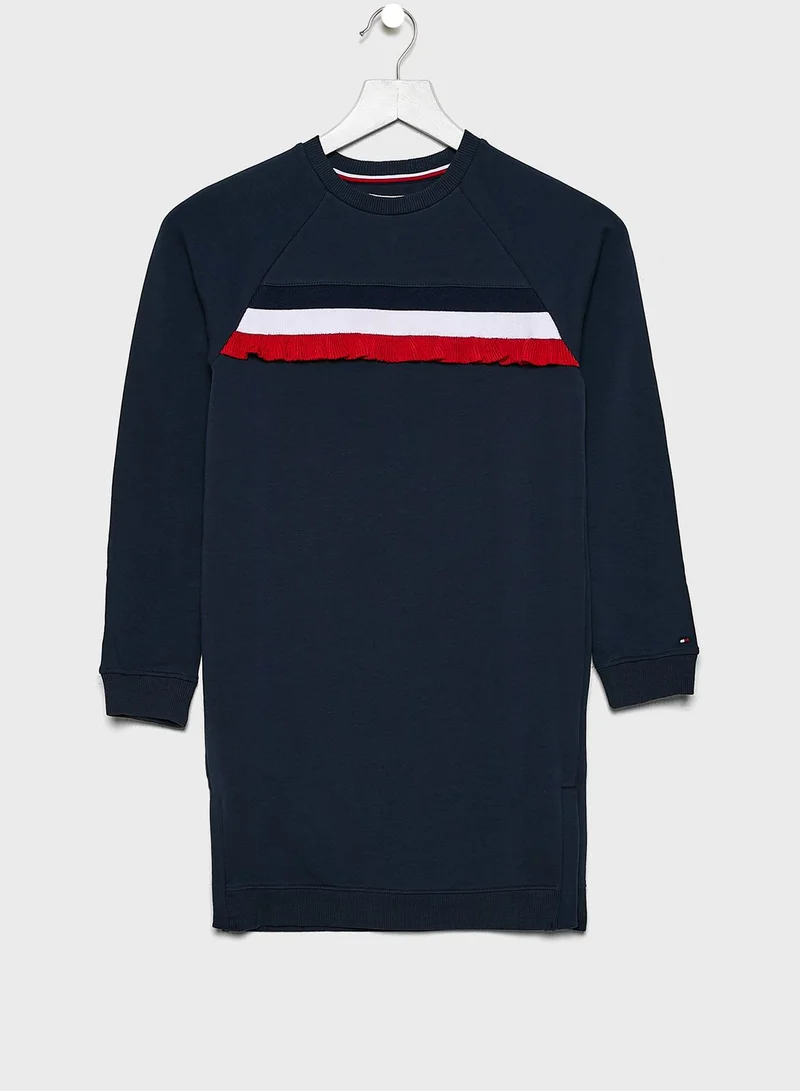 TOMMY HILFIGER Teen Striped T-Shirt Dress