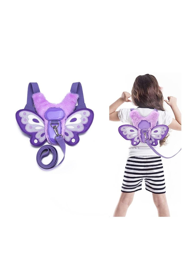 SYOSI Toddler Harness Leashes Butterfly Baby Toddler Walking Harness with Safety Rein Kids Anti-Lost Harness Leash Strap Belt Portable Backpack Rucksack for Boys and Girls  - Image 1