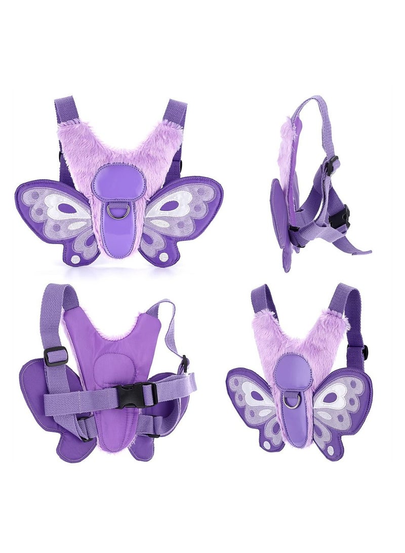 SYOSI Toddler Harness Leashes Butterfly Baby Toddler Walking Harness with Safety Rein Kids Anti-Lost Harness Leash Strap Belt Portable Backpack Rucksack for Boys and Girls  - Image 3
