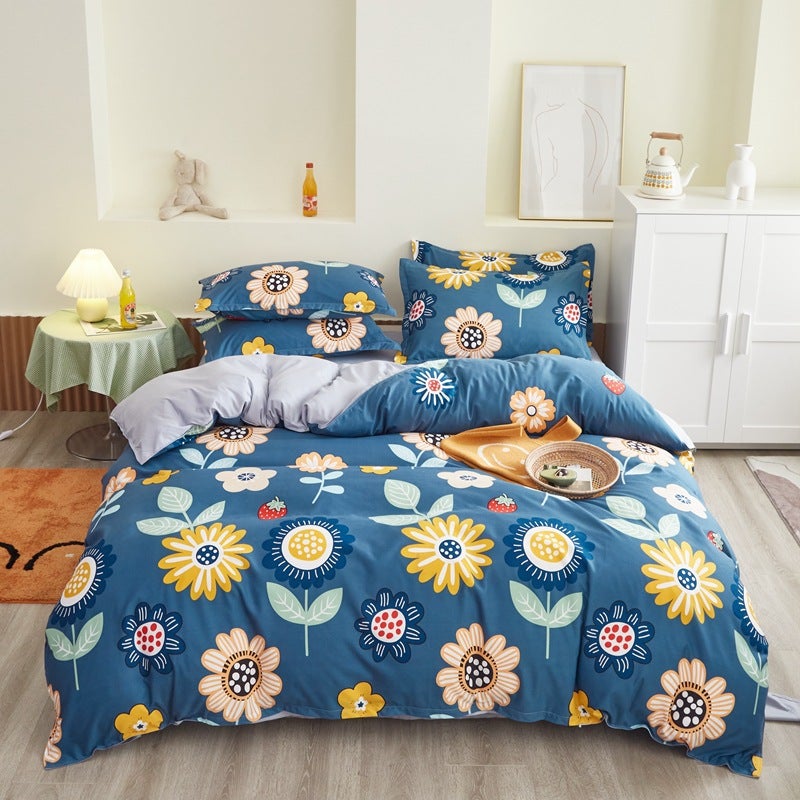 Factory Postage Bed Four-Piece Tail Gift Kit Bed Sheet Quilt Cover Live Group Purchase A Generation Of Hair - Image 5