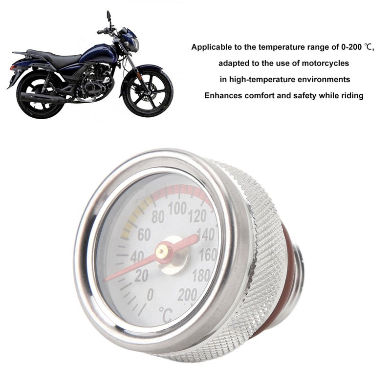 Motorcycle Engine Oil Temperature Gauge Kit with Sensor Easy Installation - Image 3