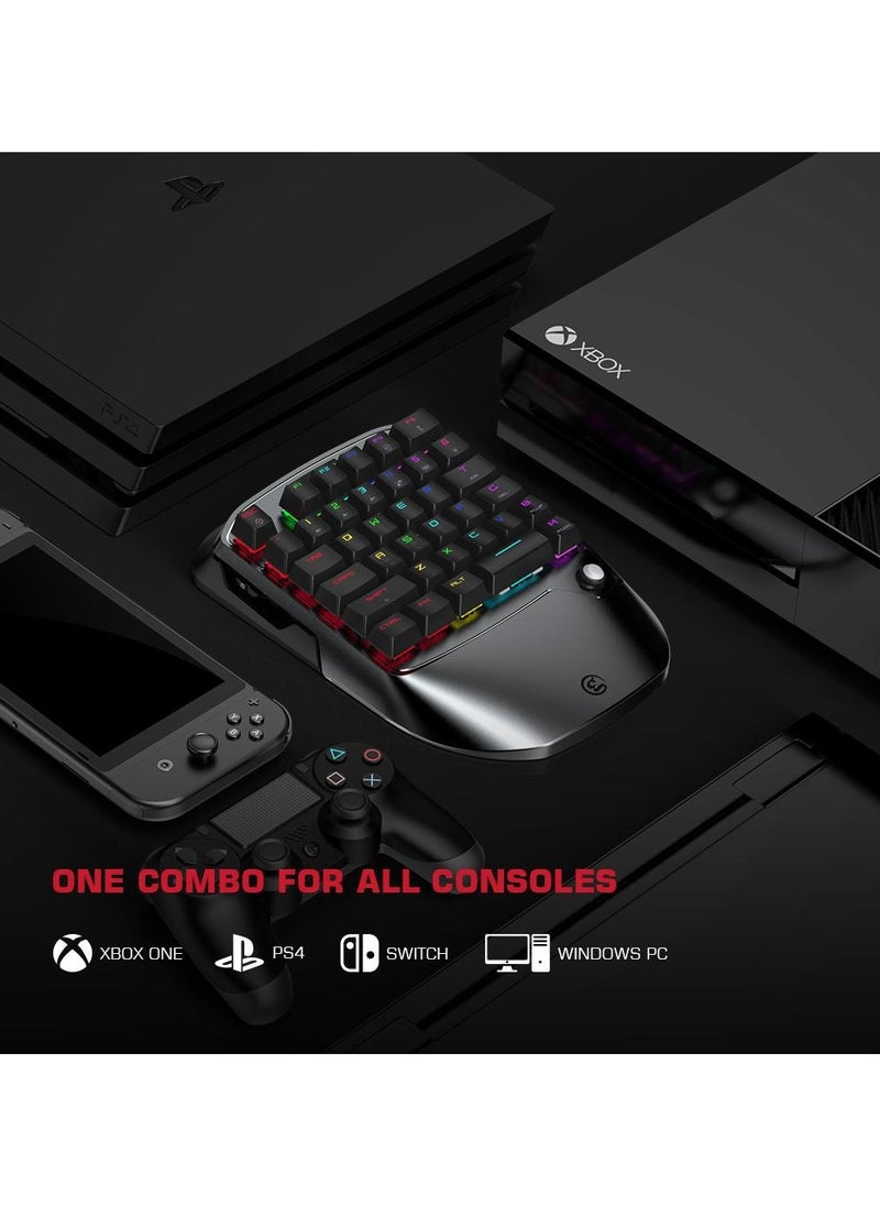 General - Gaming Keypad and Mouse Combo for GameSir VX2 AimSwitch 2.4G for Xbox Series X PS4 Xbox One Nintendo Switch, Game Console Converter with Full Keys Programmable for PUBG/Fortnite/COD - Image 1