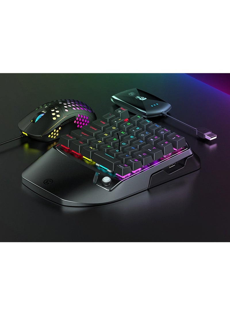 General - Gaming Keypad and Mouse Combo for GameSir VX2 AimSwitch 2.4G for Xbox Series X PS4 Xbox One Nintendo Switch, Game Console Converter with Full Keys Programmable for PUBG/Fortnite/COD - Image 1