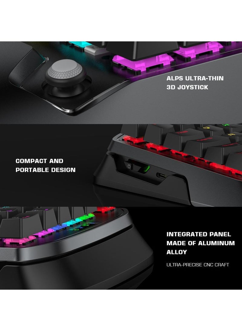 General - Gaming Keypad and Mouse Combo for GameSir VX2 AimSwitch 2.4G for Xbox Series X PS4 Xbox One Nintendo Switch, Game Console Converter with Full Keys Programmable for PUBG/Fortnite/COD - Image 1