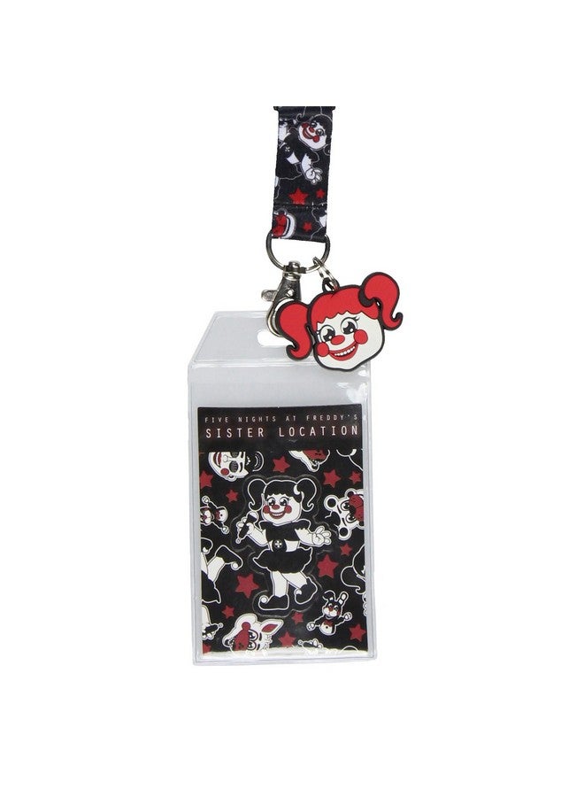 Five Nights at Freddy's Sister Location Id Badge Holder Breakaway Lanyard Keychain - Image 2