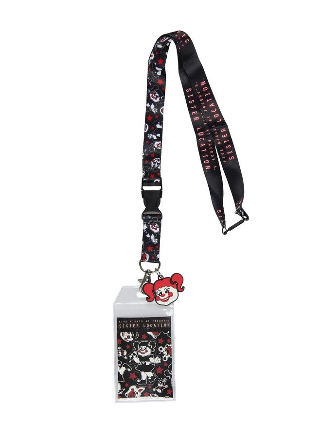 Five Nights at Freddy's Sister Location Id Badge Holder Breakaway Lanyard Keychain - Image 1