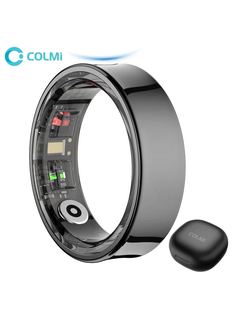 COLMI R09 Smart Ring For Men Women with Charging Case, Body Temperature Health and Sleep Monitor For Xiaomi Samsung iPhone（SIZE 9) - Image 1