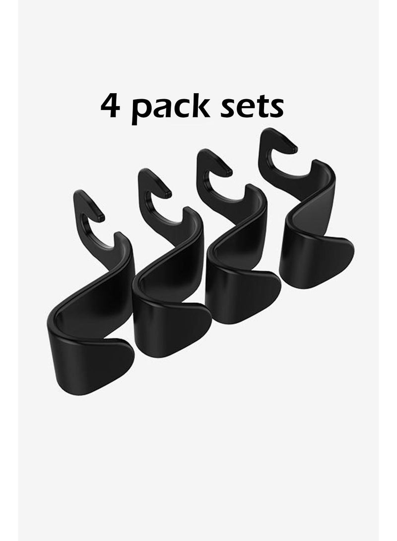Car Seat Hook, 4 Pack Car Back Seat Hanger, Universal Headrest Hooks Organizer - Image 2