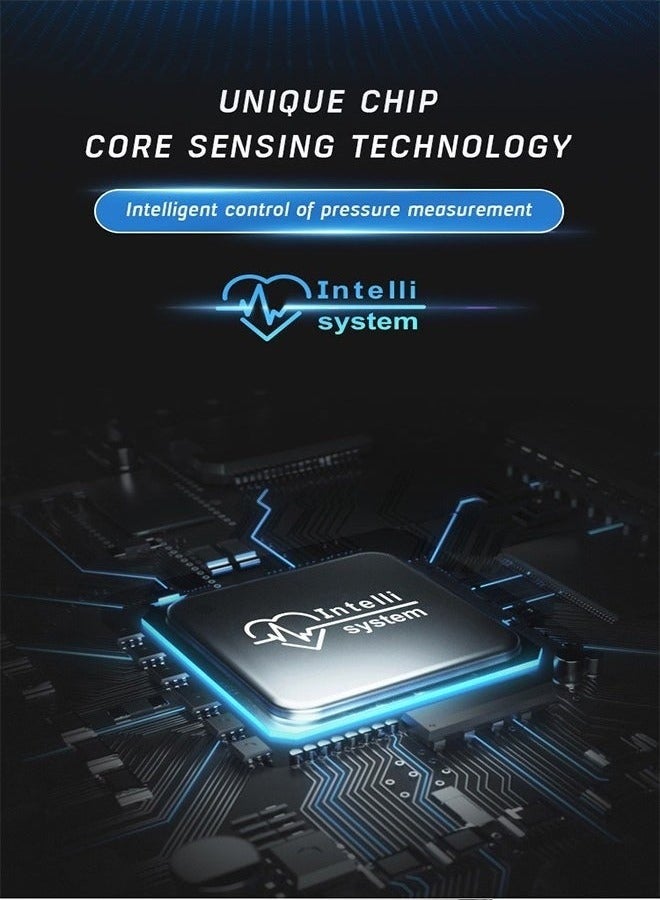 NH Rechargeable Wrist Blood Pressure Monitor with Touch Screen - Automatic Voice Guidance & Arrhythmia Detection, Portable BP Tracker for Home/Clinic Use - Image 5