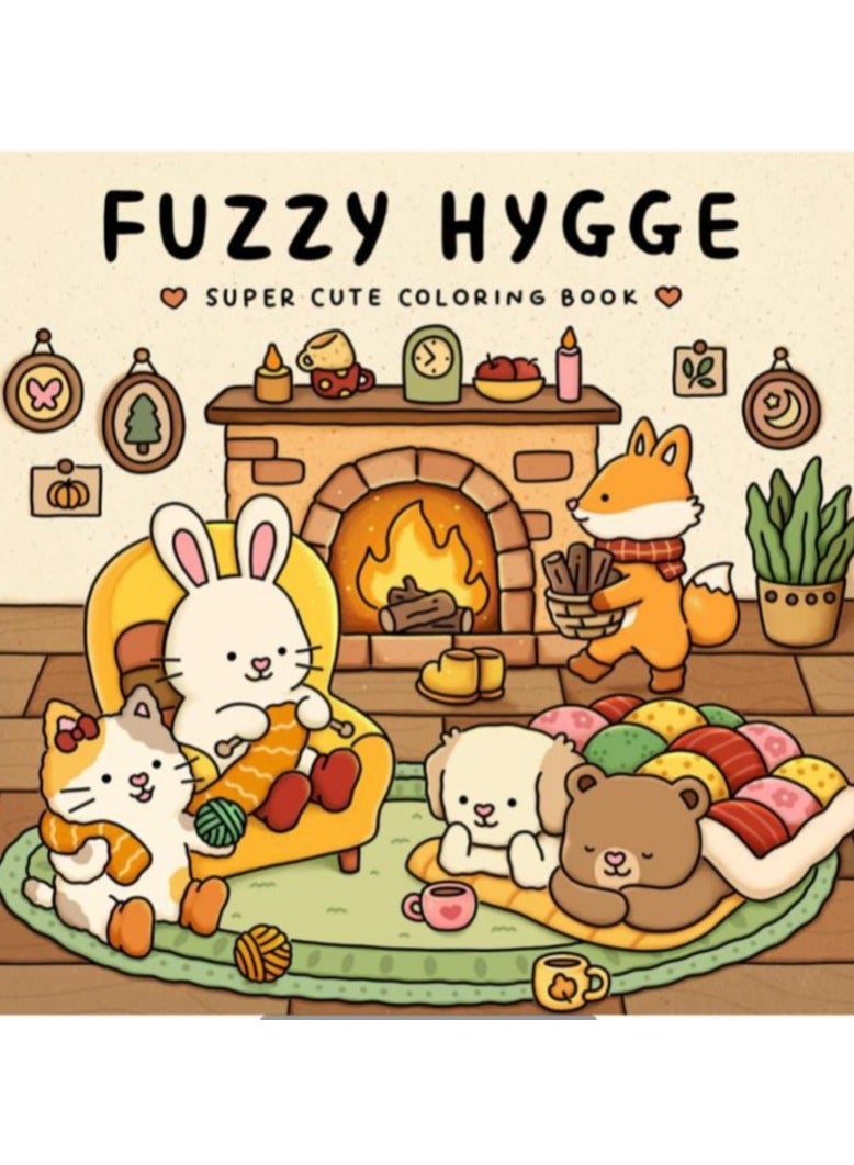 general Spooky Cutie: Coloring Book for Adults and Teens Featuring Adorable Creepy Creatures in Cozy Hygge Moments for Relaxation