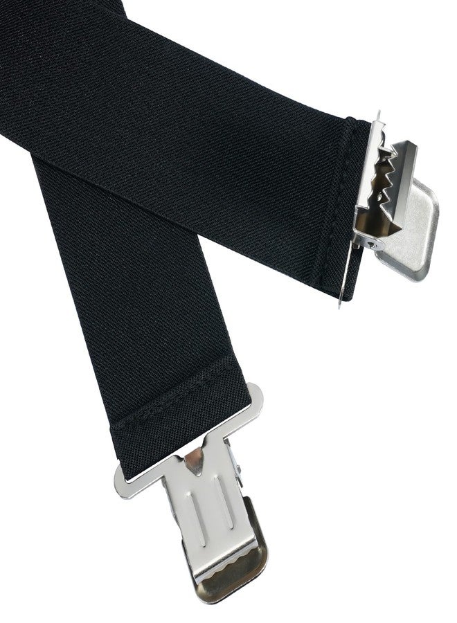 MELOTOUGH Tool Belt Suspenders Tool Harness for Heavy Duty Work ，Movable Shoulder Pads, Quick Clip Suit for CLC, Husky,Dewalt Tool Belt (Black) - Image 5