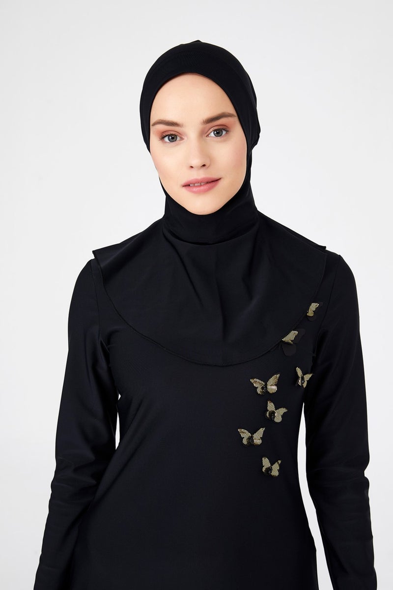 Remsa Mayo Remsa Swimsuit Scarf Swim Bonnet R025 Black - Image 2