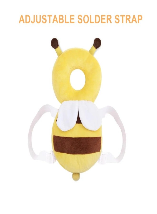 URBANE CHIC Toddler Baby Head Protection | Pillow,Anti-Fall Head Support Back Protection Pillow, Prevent Head Injury-Bumble bee-Yellow - Image 4