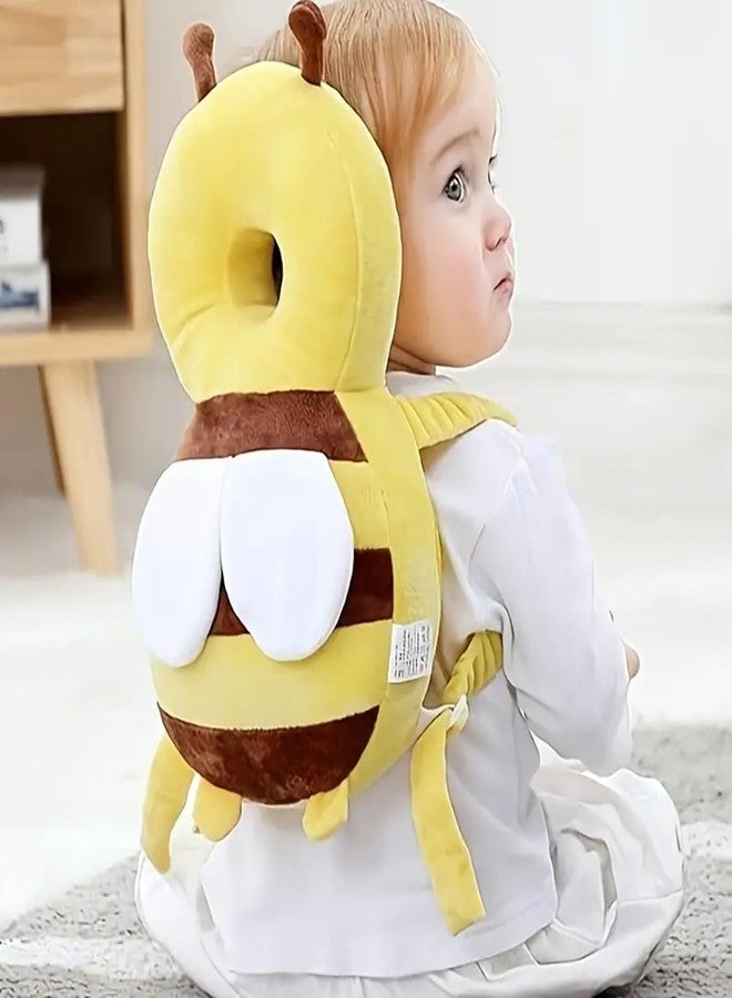 URBANE CHIC Toddler Baby Head Protection | Pillow,Anti-Fall Head Support Back Protection Pillow, Prevent Head Injury-Bumble bee-Yellow - Image 1