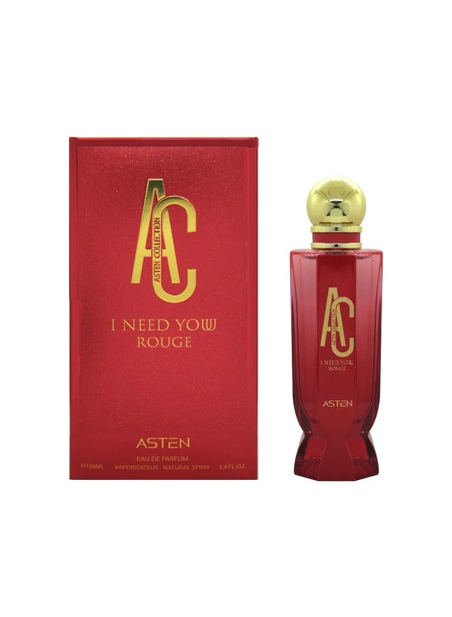 استين عطر أستن آي نيد يو روج أو دو بارفيوم – عطر زهري نابض للرجال والنساء - Image 1