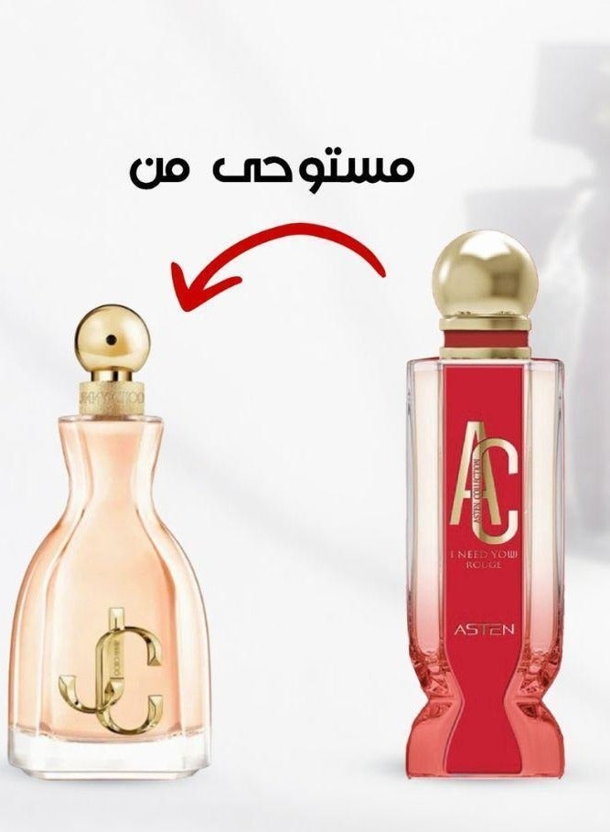 استين عطر أستن آي نيد يو روج أو دو بارفيوم – عطر زهري نابض للرجال والنساء - Image 5